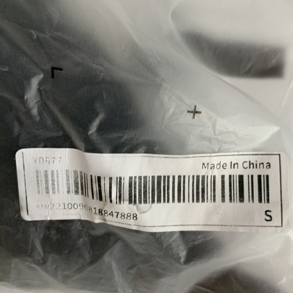 SHEIN EZwear Overlap Waist Flare Leg Pants in Black Size S (4) NWOT - Picture 6 of 7